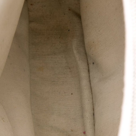 Authentic Chanel GST Grand Shopping Tote White Caviar Silver Hardware - Picture 8 of 9